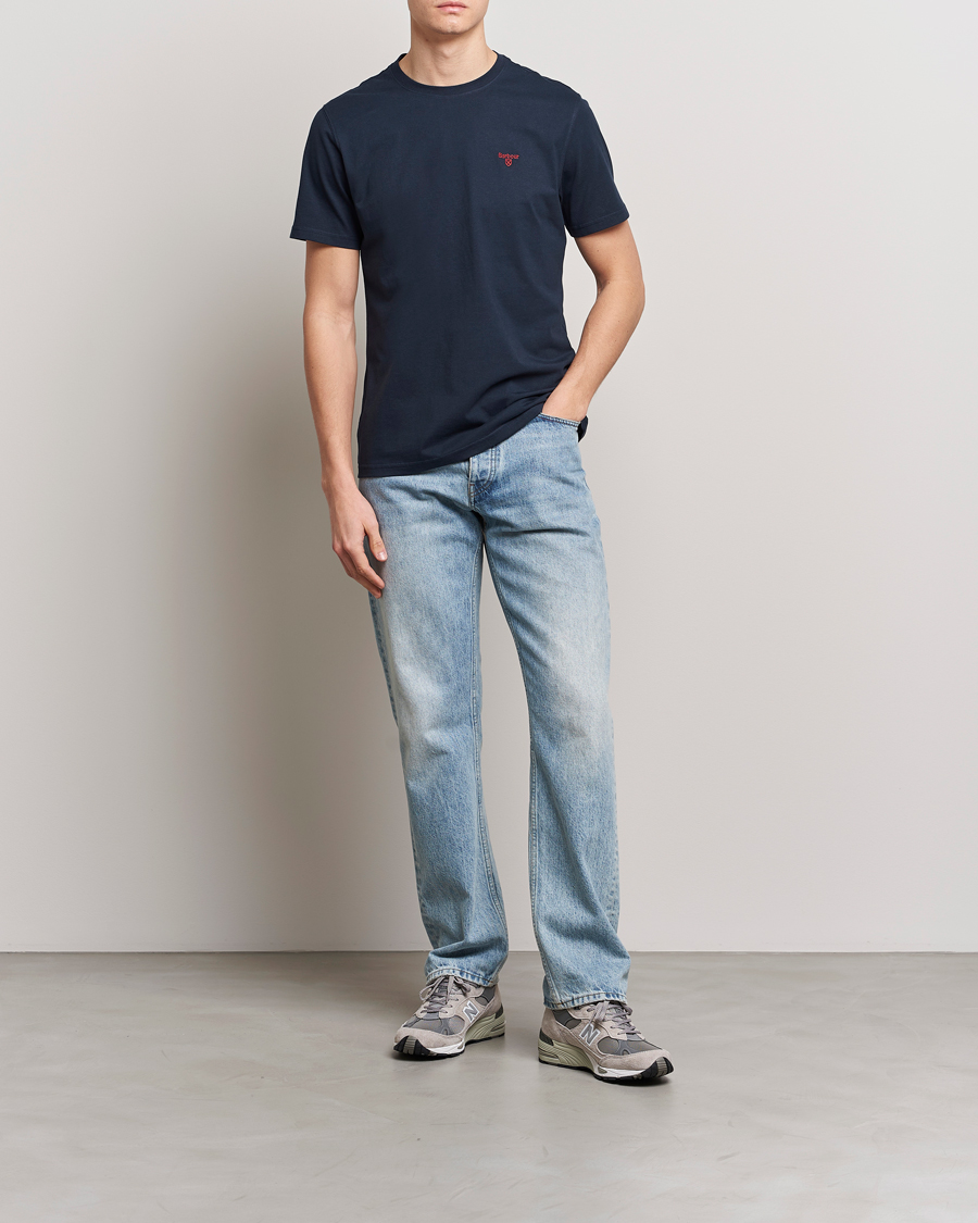 Herr | T-Shirts | Barbour Lifestyle | Essential Sports T-Shirt Navy