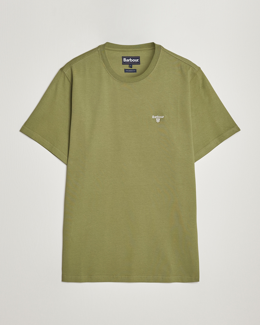 Herr | T-Shirts | Barbour Lifestyle | Essential Sports T-Shirt Burnt Olive