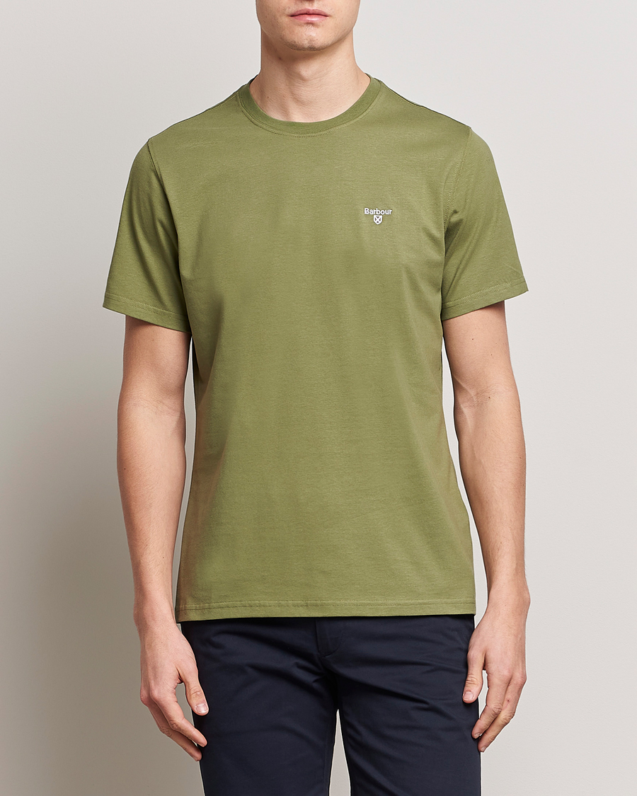 Herr | T-Shirts | Barbour Lifestyle | Essential Sports T-Shirt Burnt Olive