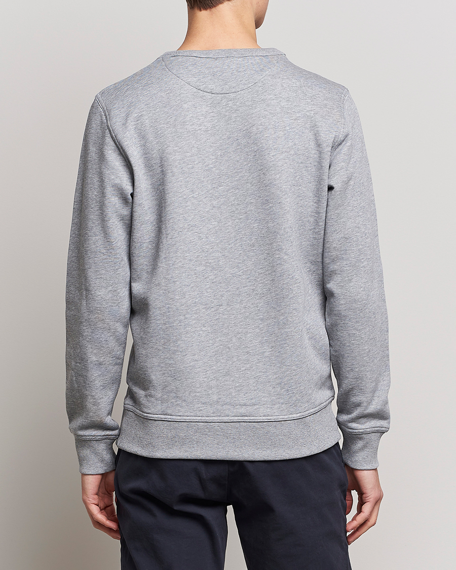 Herr | Tröjor | GANT | Archive Shield Crew Neck Sweatershirt Grey Melange