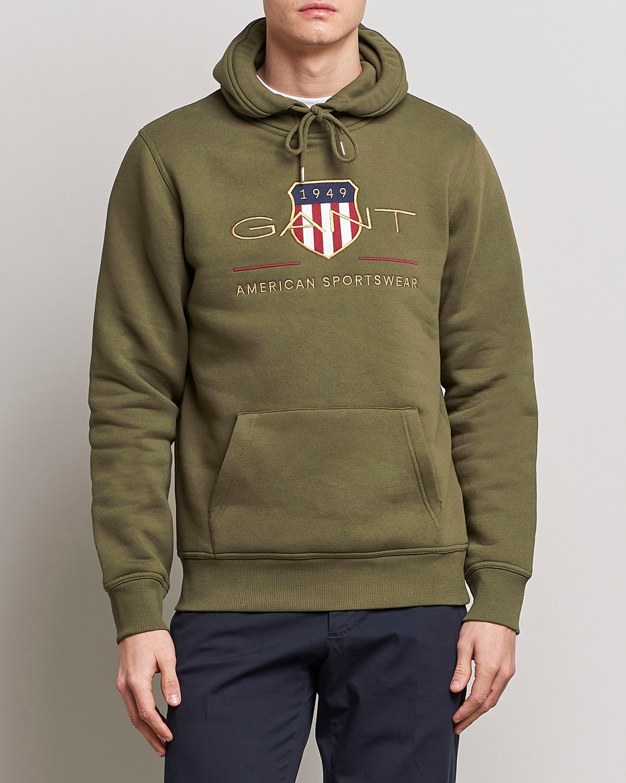 Herr |  | GANT | Archive Shield Hoodie Racing Green