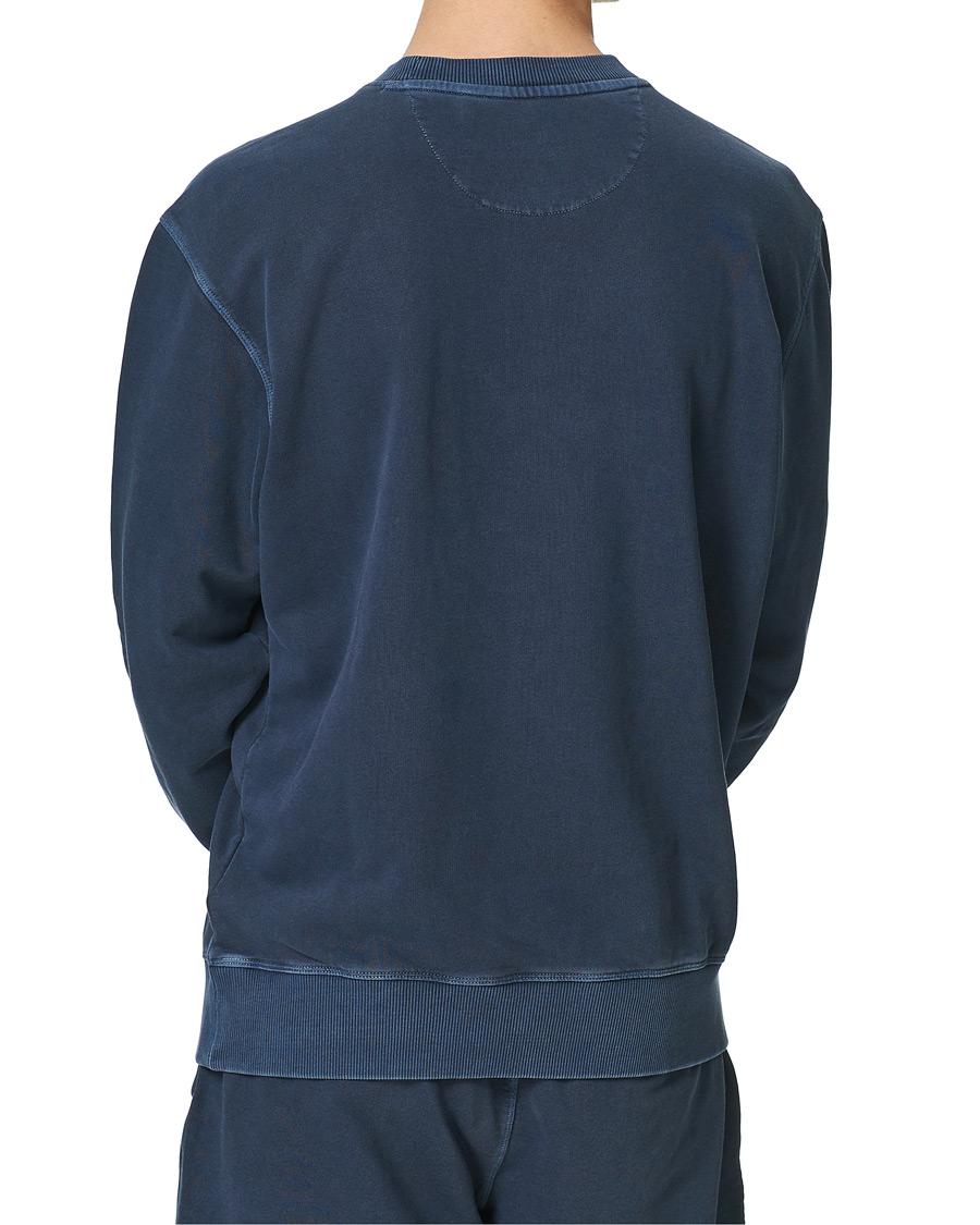 Herr | Tröjor | GANT | Sunbleached Crew Neck Sweatshirts Evening Blue