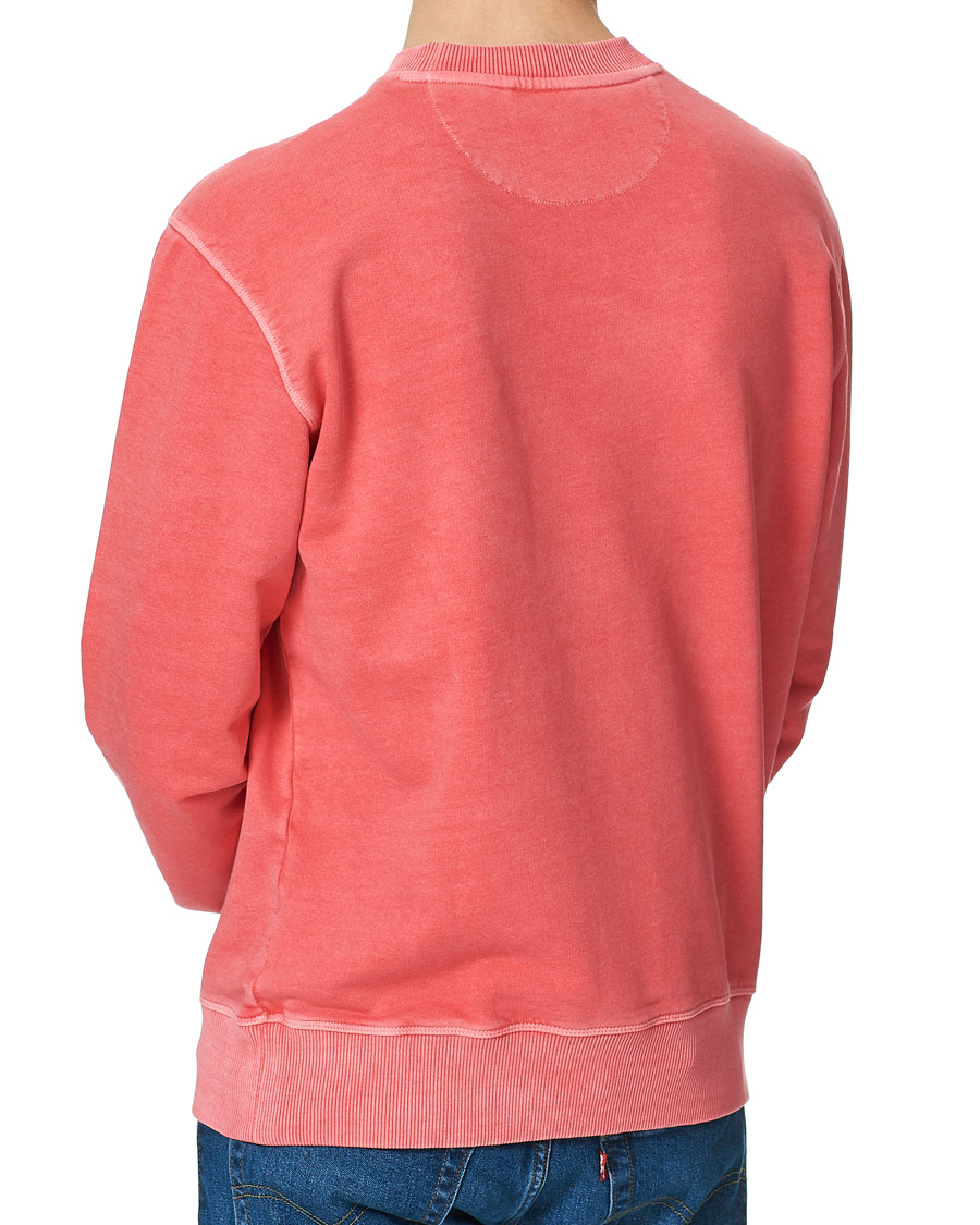 Herr | Tröjor | GANT | Sunbleached Crew Neck Sweatshirts Watermelon Pink