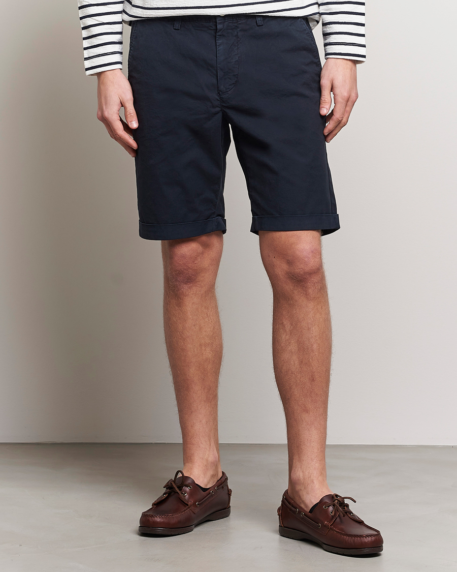 Herr | Chinosshorts | GANT | Regular Sunbleached Shorts Marine