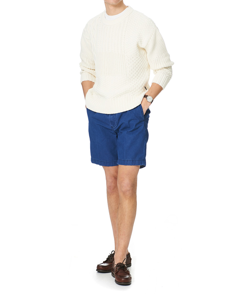 Herr | Shorts | GANT | Foam Dyed Shorts Indigo Blue