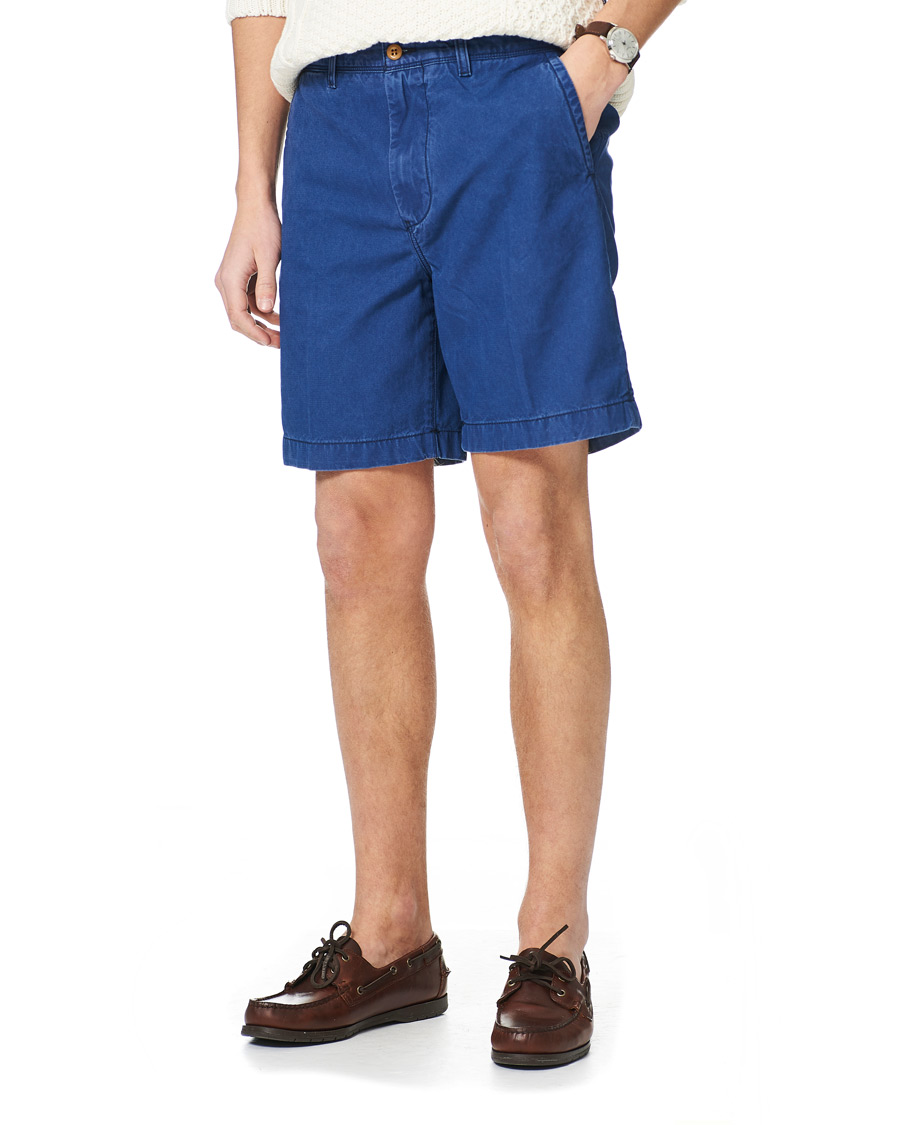Herr | Shorts | GANT | Foam Dyed Shorts Indigo Blue