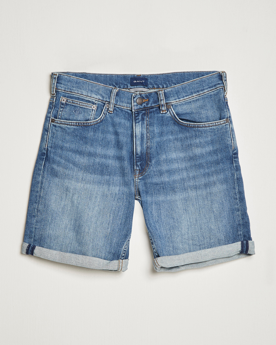 Herr | Shorts | GANT | Arley Denim Shorts Light Blue
