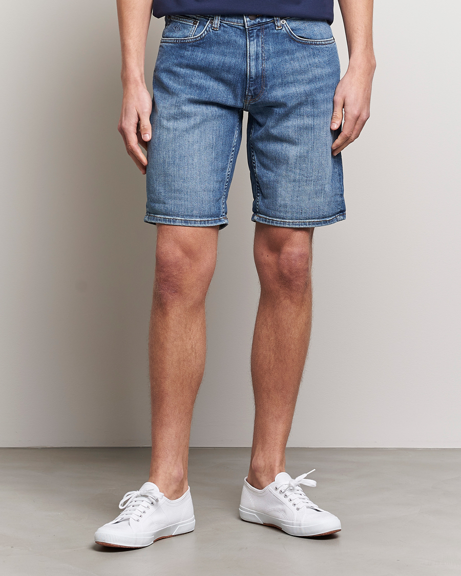 Herr | Shorts | GANT | Arley Denim Shorts Light Blue