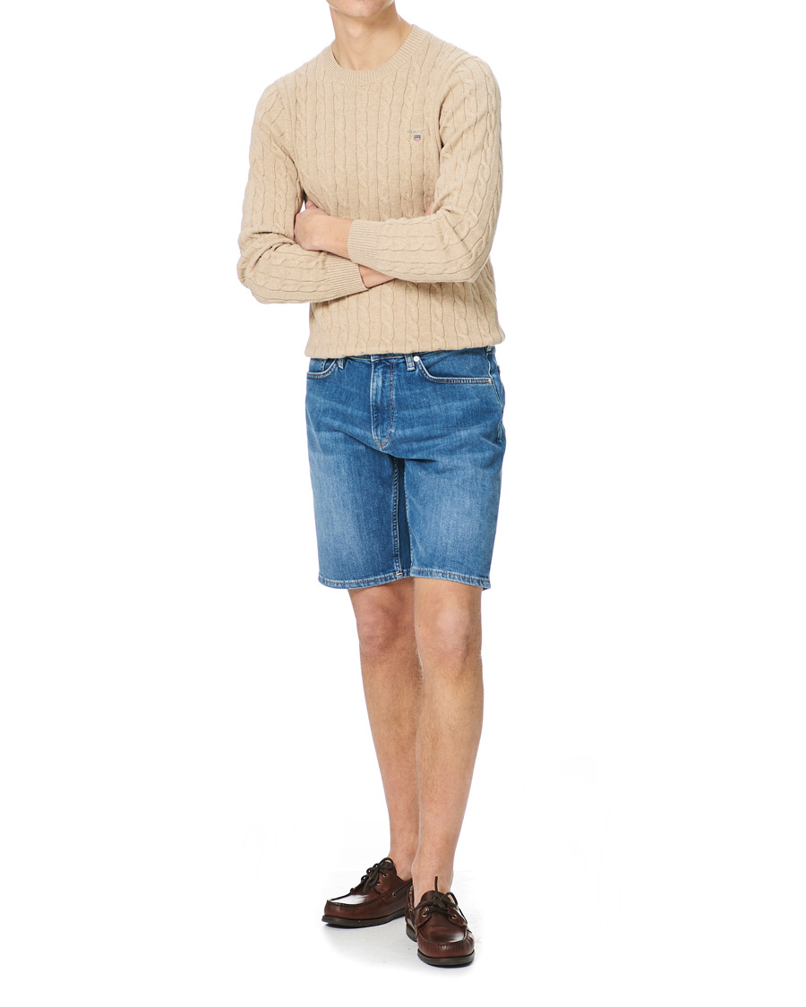 Herr | Shorts | GANT | Arley Jeans Shorts Semi Light Blue