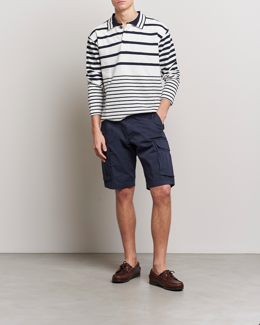 Herr | Shorts | GANT | Relaxed Twill Cargoshorts Marine