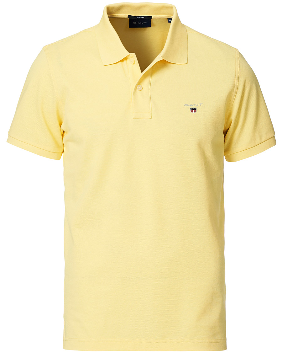 Herr | Pikéer | GANT | The Original Polo Banana Yellow