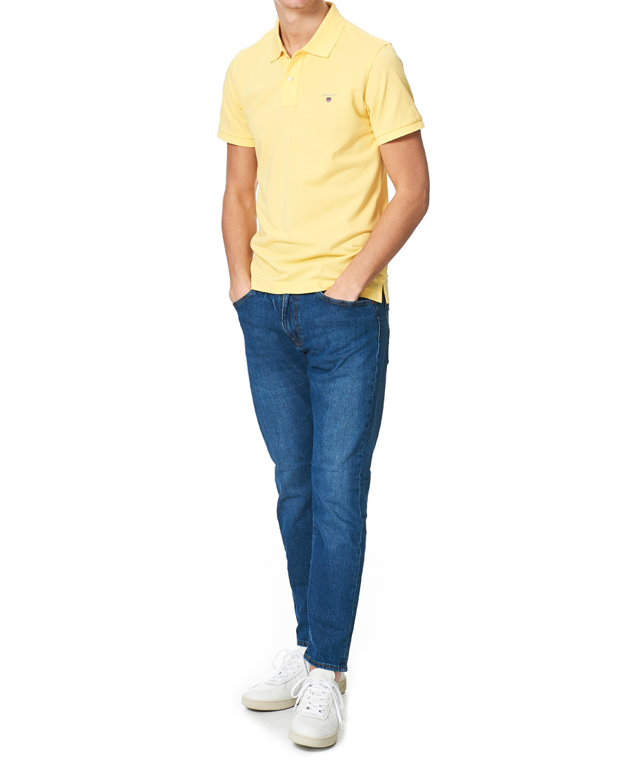 Herr | Pikéer | GANT | The Original Polo Banana Yellow