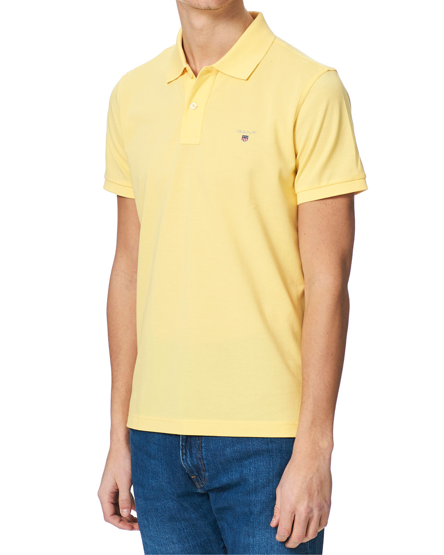 Herr | Pikéer | GANT | The Original Polo Banana Yellow