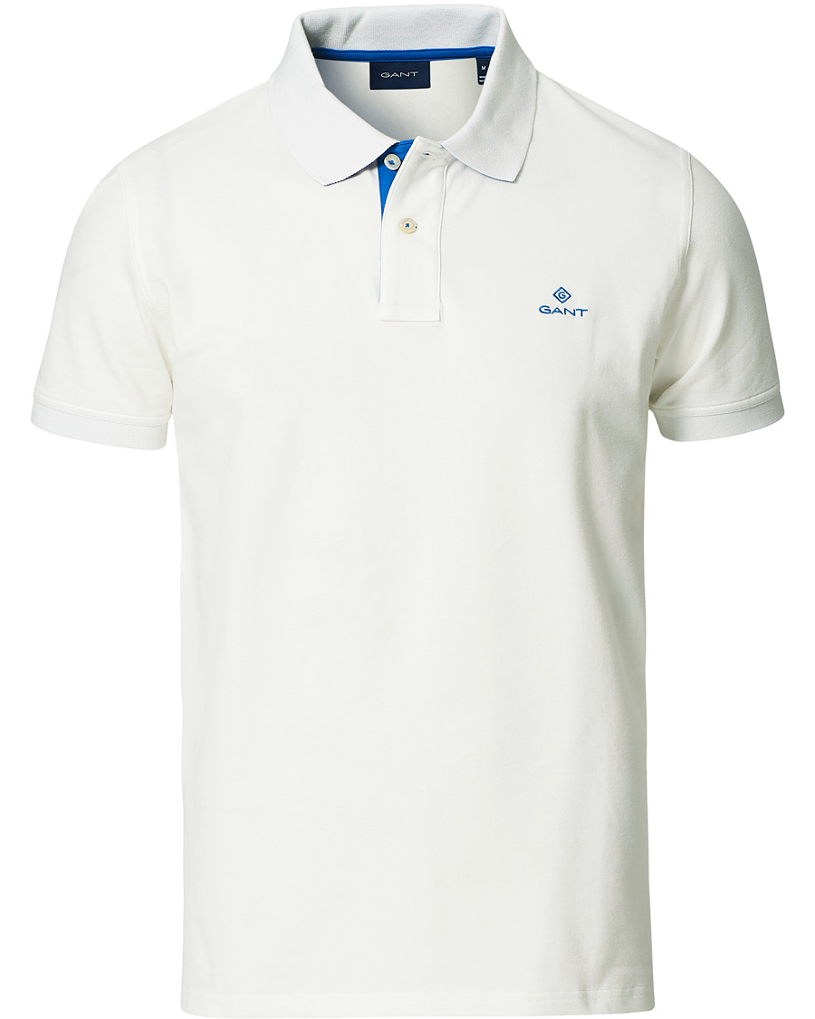 Herr | Pikéer | GANT | Contrast Collar Polo Eggshell