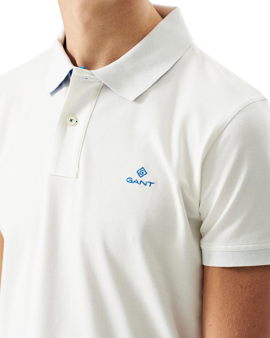 Herr | Pikéer | GANT | Contrast Collar Polo Eggshell