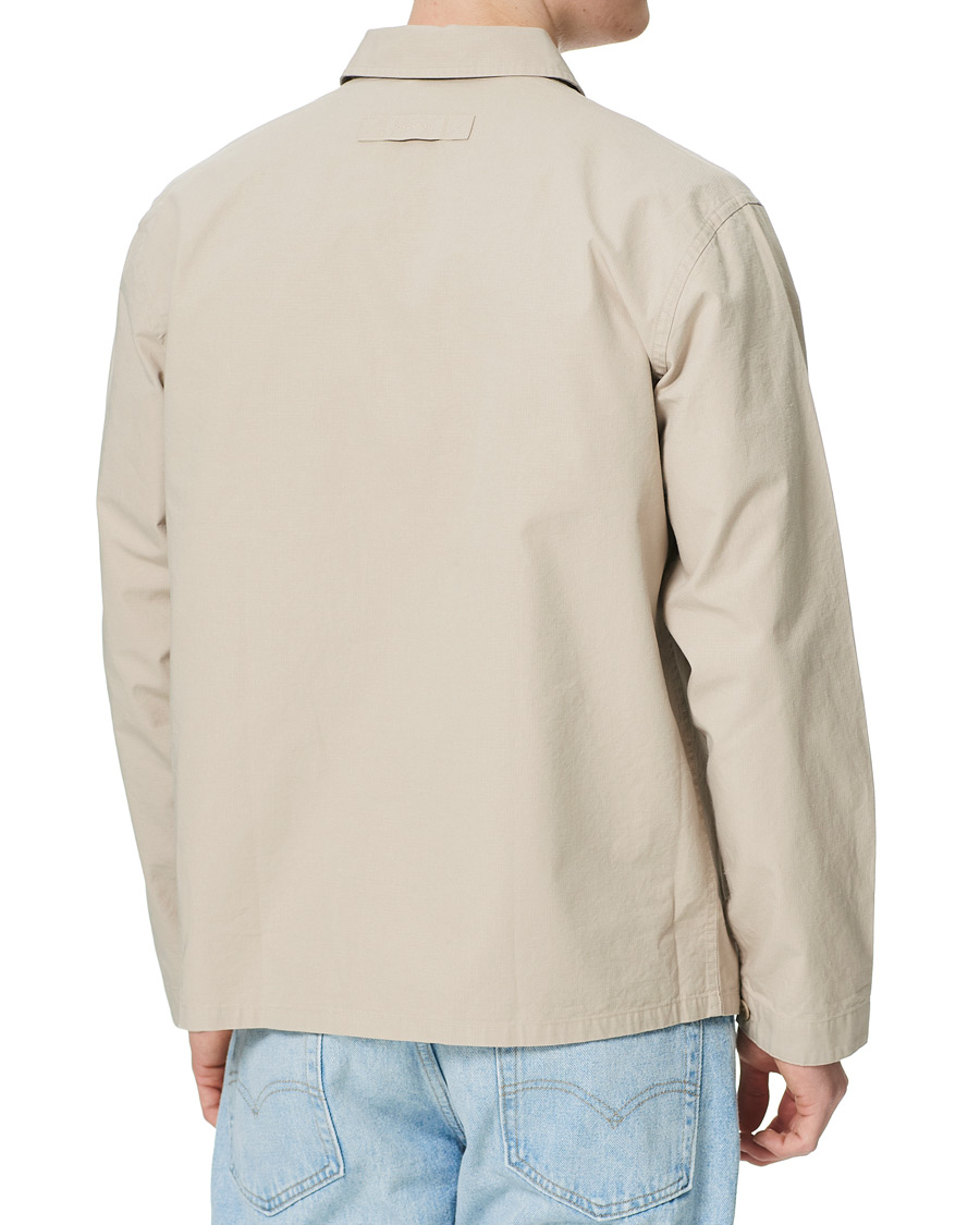 Herr | Skjortor | GANT | Ripstop Overshirt Plaza Taupe