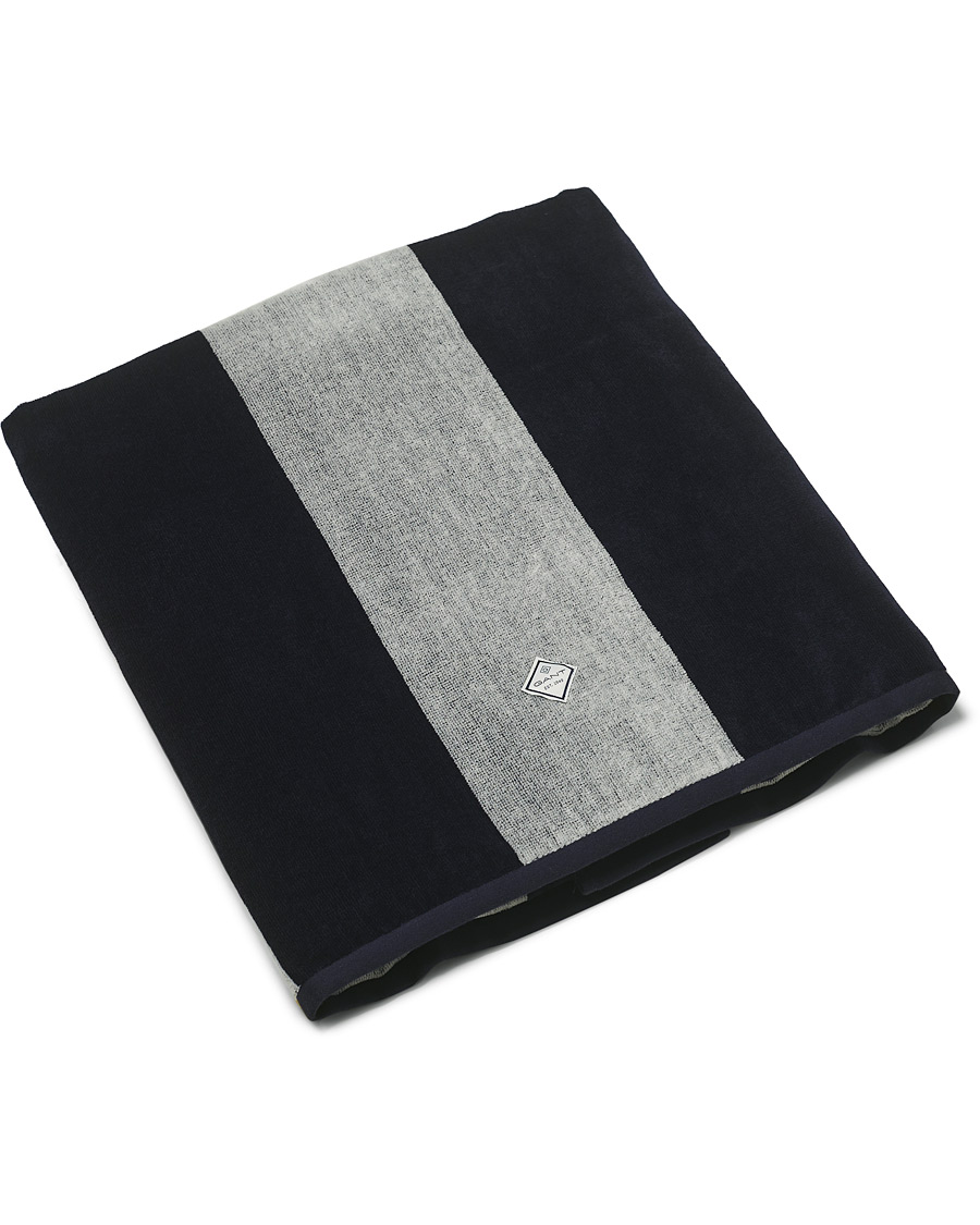Herr | GANT Striped Bath Towel Evening Blue | GANT | Striped Bath Towel Evening Blue