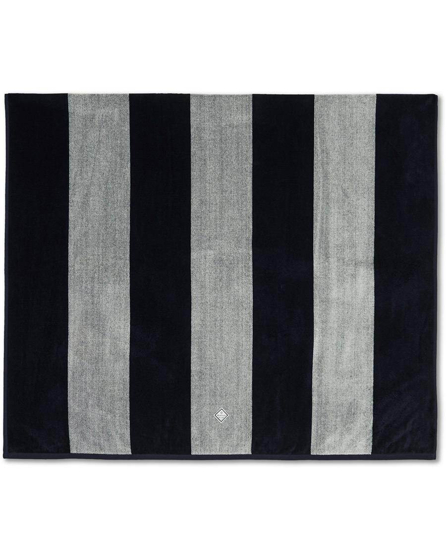Herr | GANT Striped Bath Towel Evening Blue | GANT | Striped Bath Towel Evening Blue