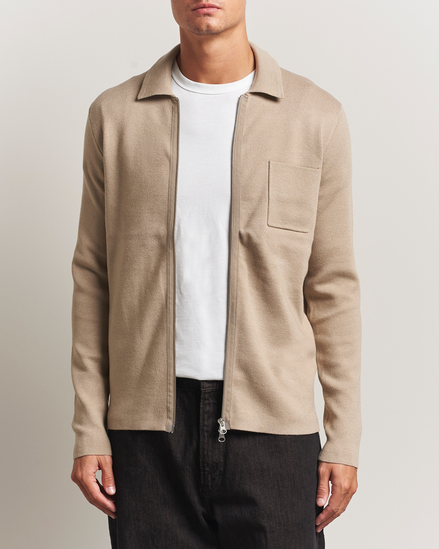 Herr | Tröjor | Samsøe Samsøe | Guna Full Zip Pure Cashmere