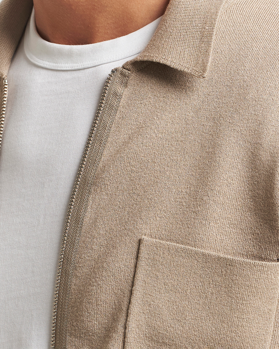 Herr | Tröjor | Samsøe Samsøe | Guna Full Zip Pure Cashmere