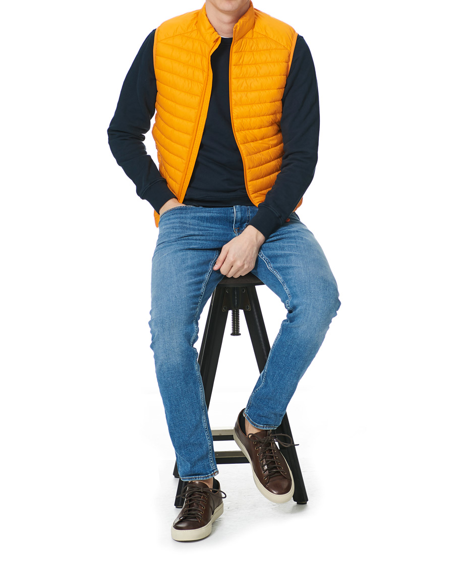 Herr | Jackor | Save The Duck | Adam Lightweight Padded Vest Solar Orange