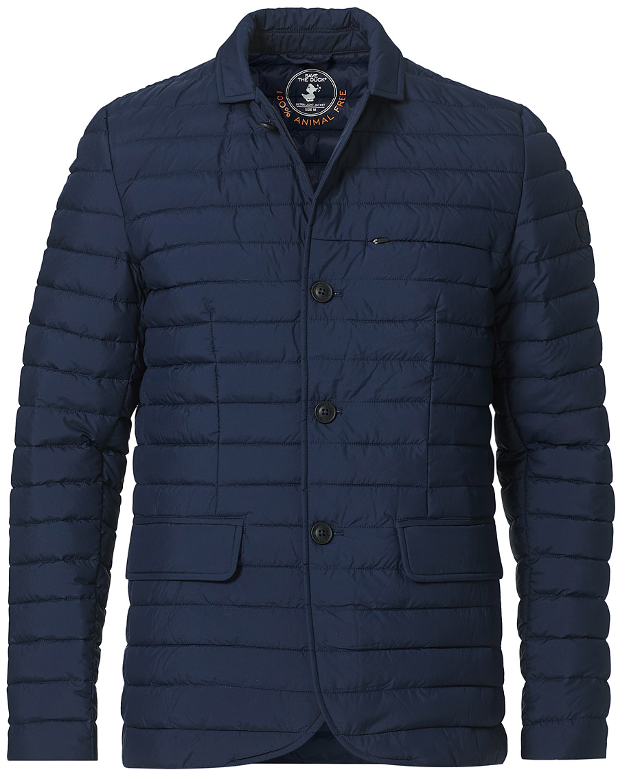 Herr | Jackor | Save The Duck | Kepler Lightweight Matt Padded Blazer Navy Blue
