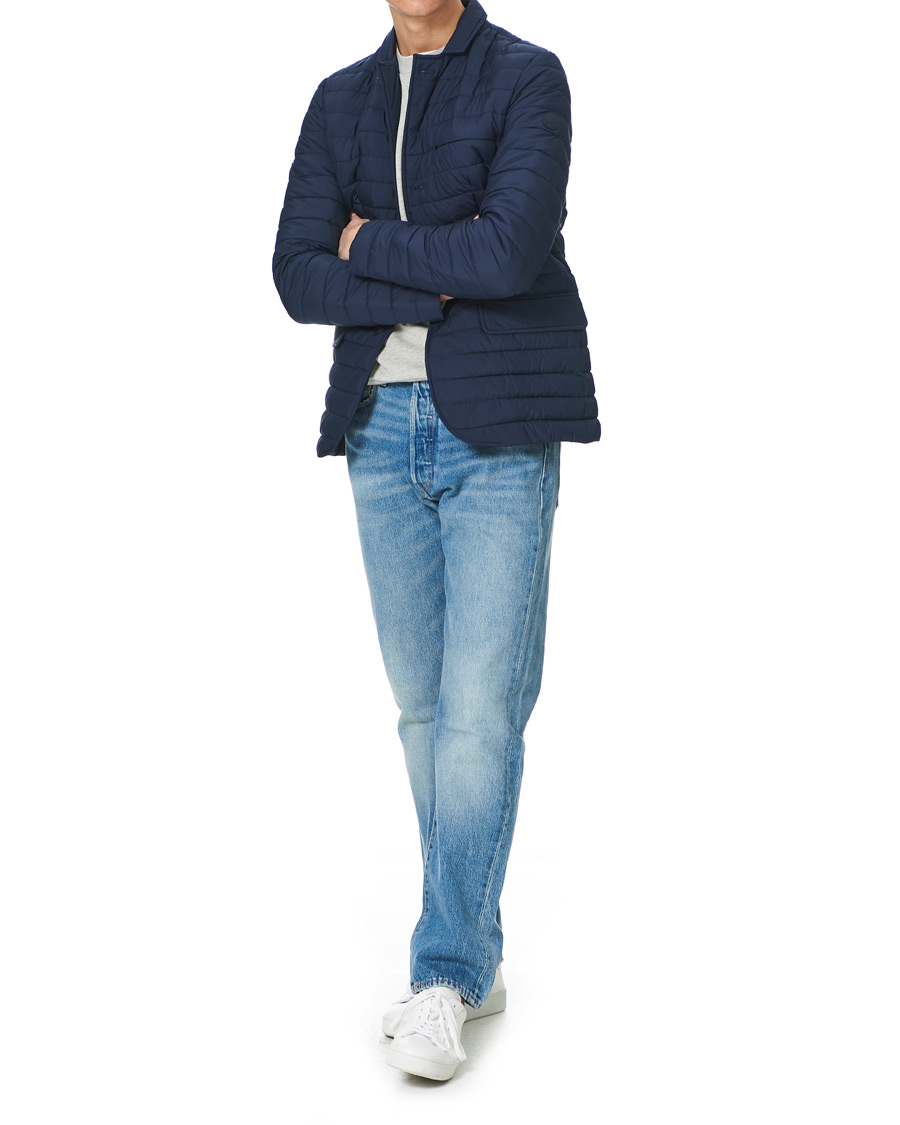 Herr | Jackor | Save The Duck | Kepler Lightweight Matt Padded Blazer Navy Blue