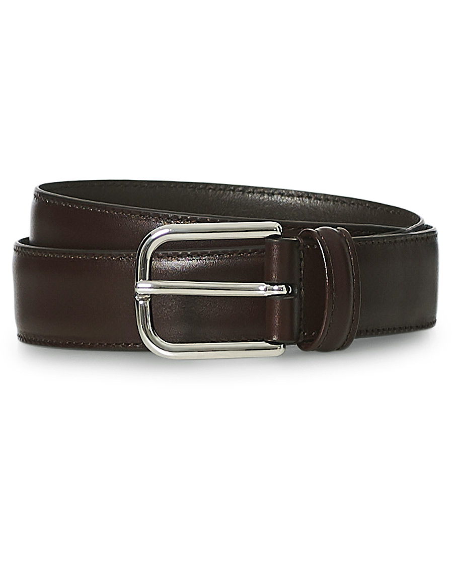 Herr | Anderson's Leather Suit Belt Brown | Anderson's | Leather Suit Belt Brown