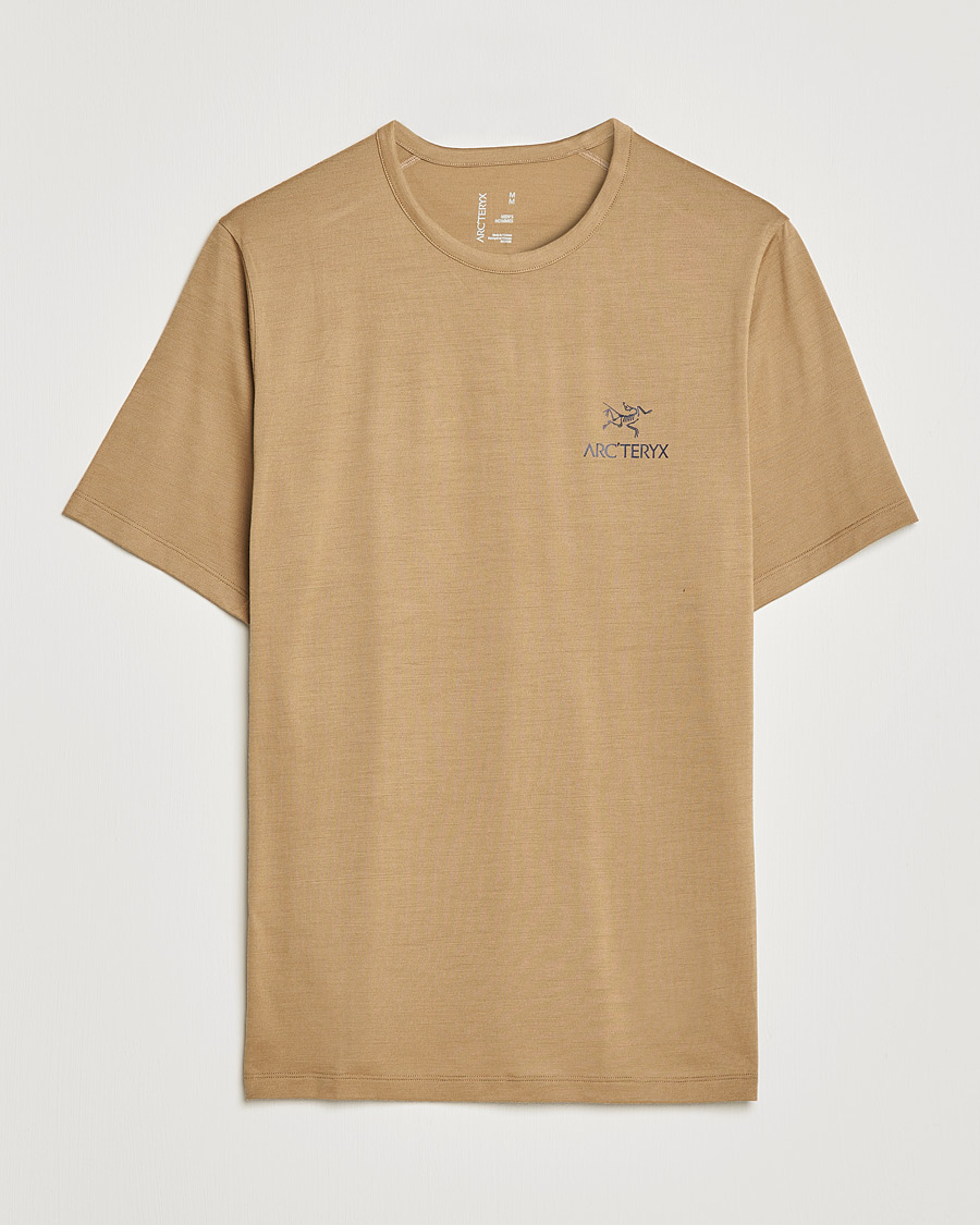 Herr | T-Shirts | Arc'teryx | Arc´Logo Emblem Wool T-shirt Canvas