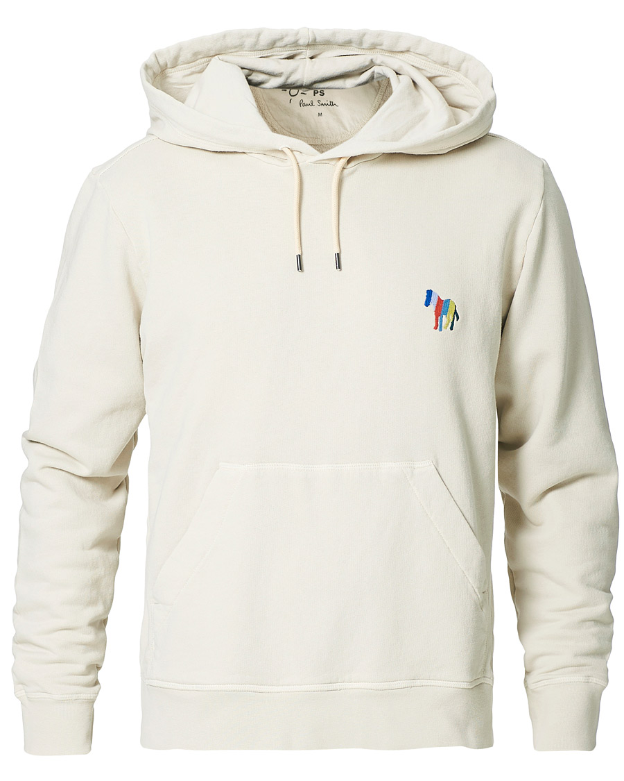 Herr | Tröjor | PS Paul Smith | Embroidered Zebra Hoodie Off White