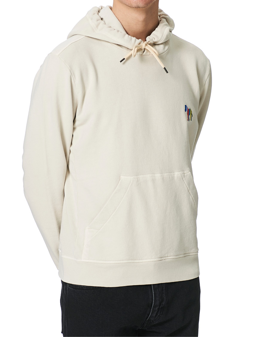 Herr | Tröjor | PS Paul Smith | Embroidered Zebra Hoodie Off White