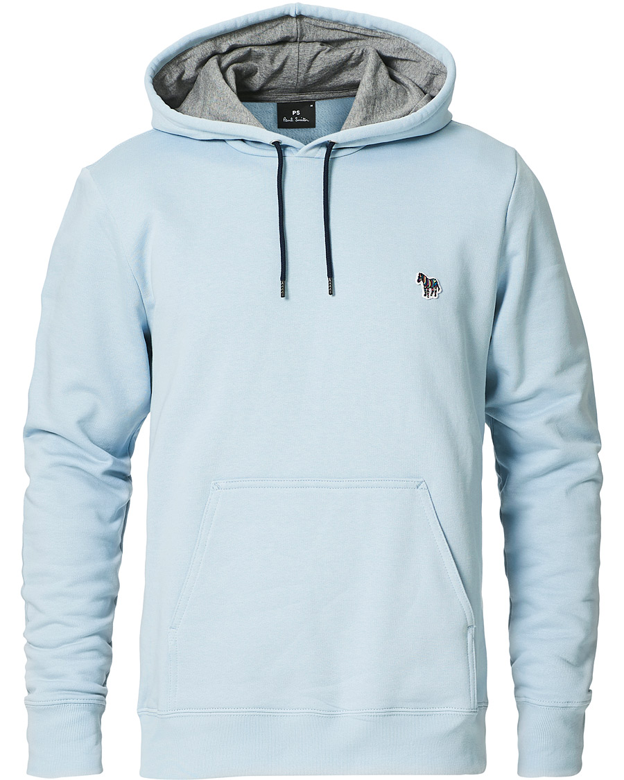 Herr | Tröjor | PS Paul Smith | Organic Cotton Hoodie Light Blue
