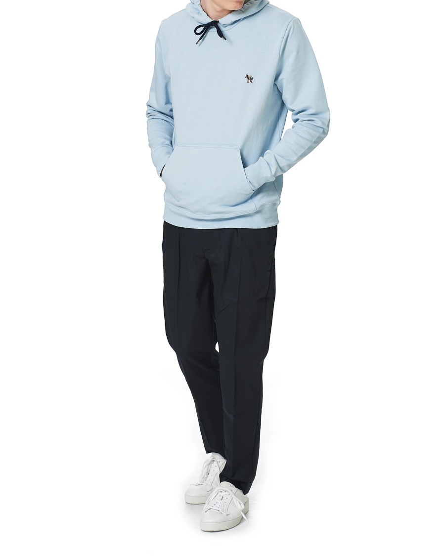 Herr | Tröjor | PS Paul Smith | Organic Cotton Hoodie Light Blue