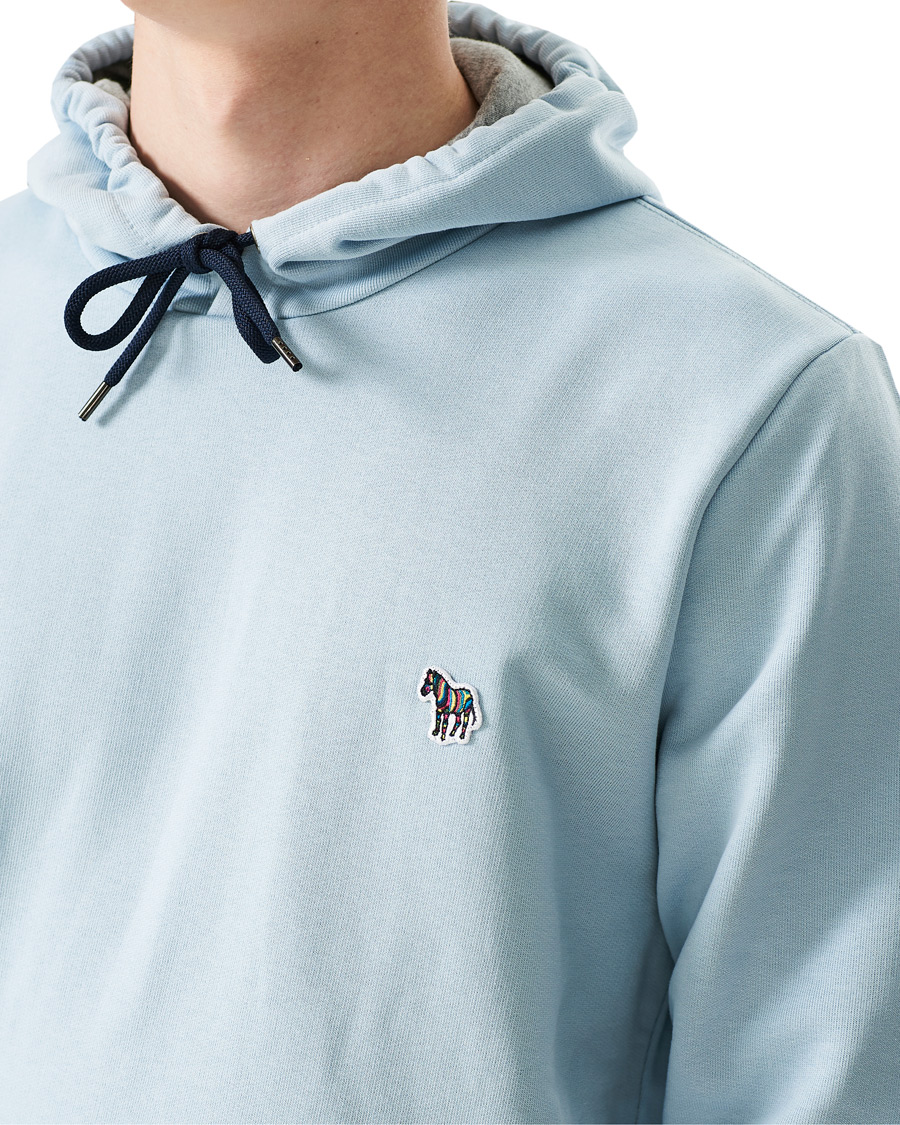 Herr | Tröjor | PS Paul Smith | Organic Cotton Hoodie Light Blue