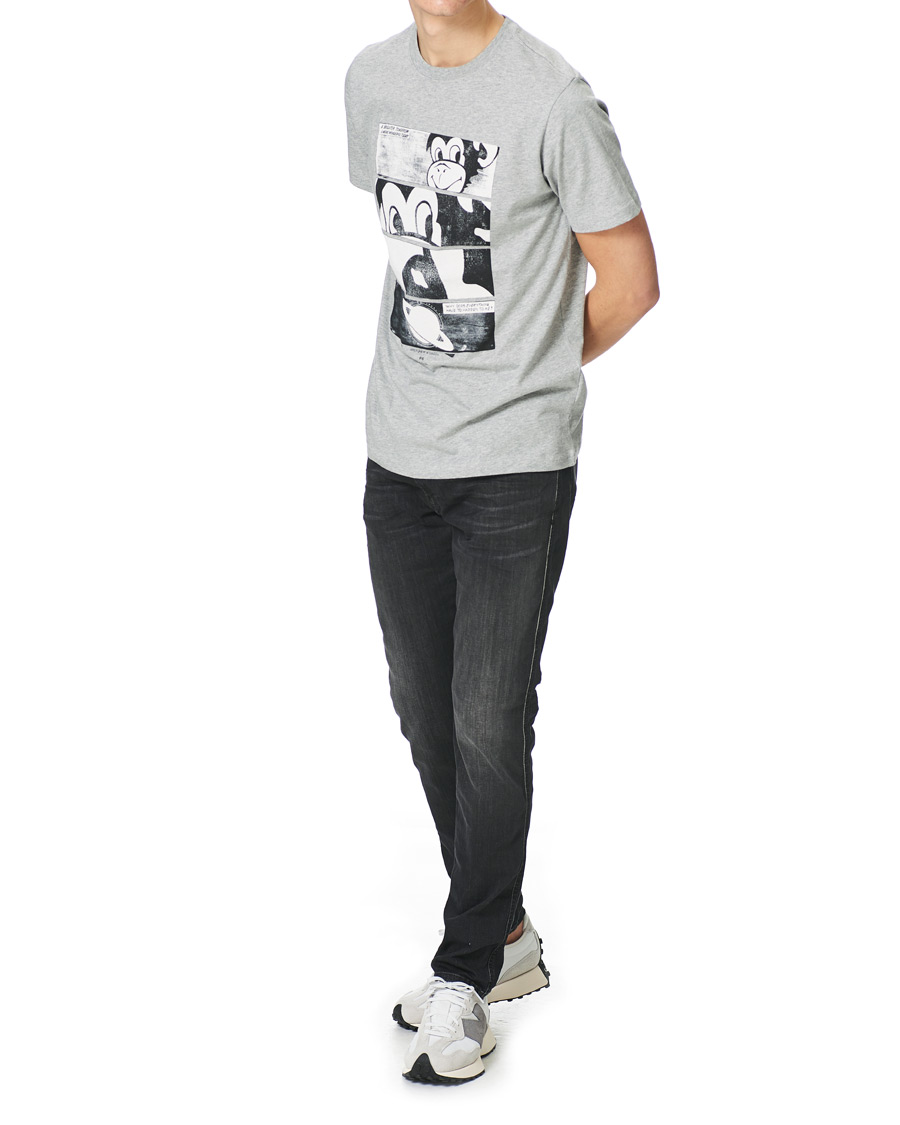 Herr | T-Shirts | PS Paul Smith | Monkey Regular Fit T-Shirt Grey