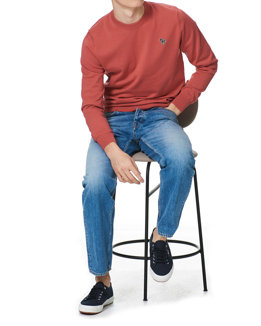 Herr | Tröjor | PS Paul Smith | Zebra Crew Neck Pullover Red