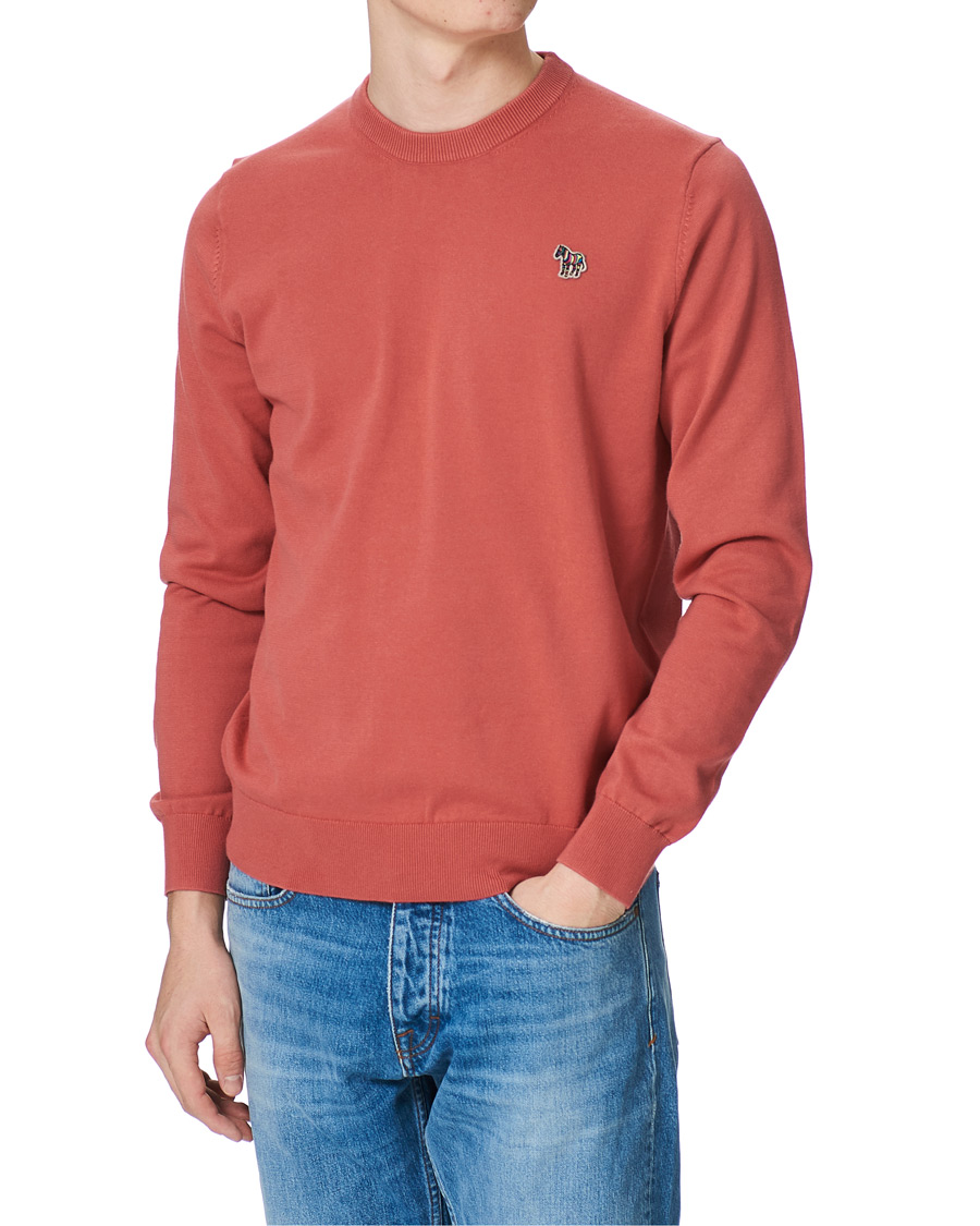 Herr | Tröjor | PS Paul Smith | Zebra Crew Neck Pullover Red