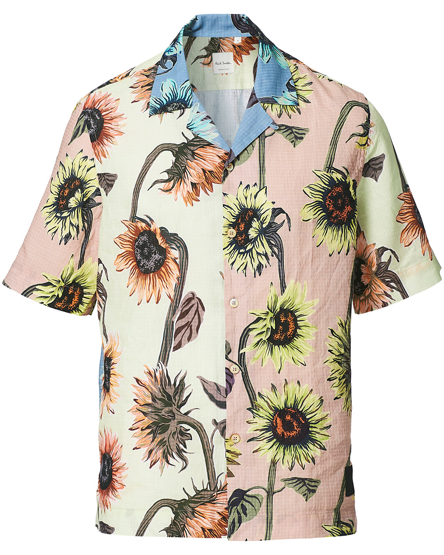 Herr | Skjortor | Paul Smith | Sunflower Short Sleeve Shirt Flower