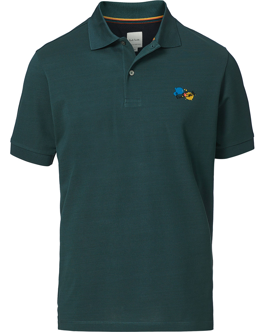 Herr | Pikéer | Paul Smith | Paint Polo Green