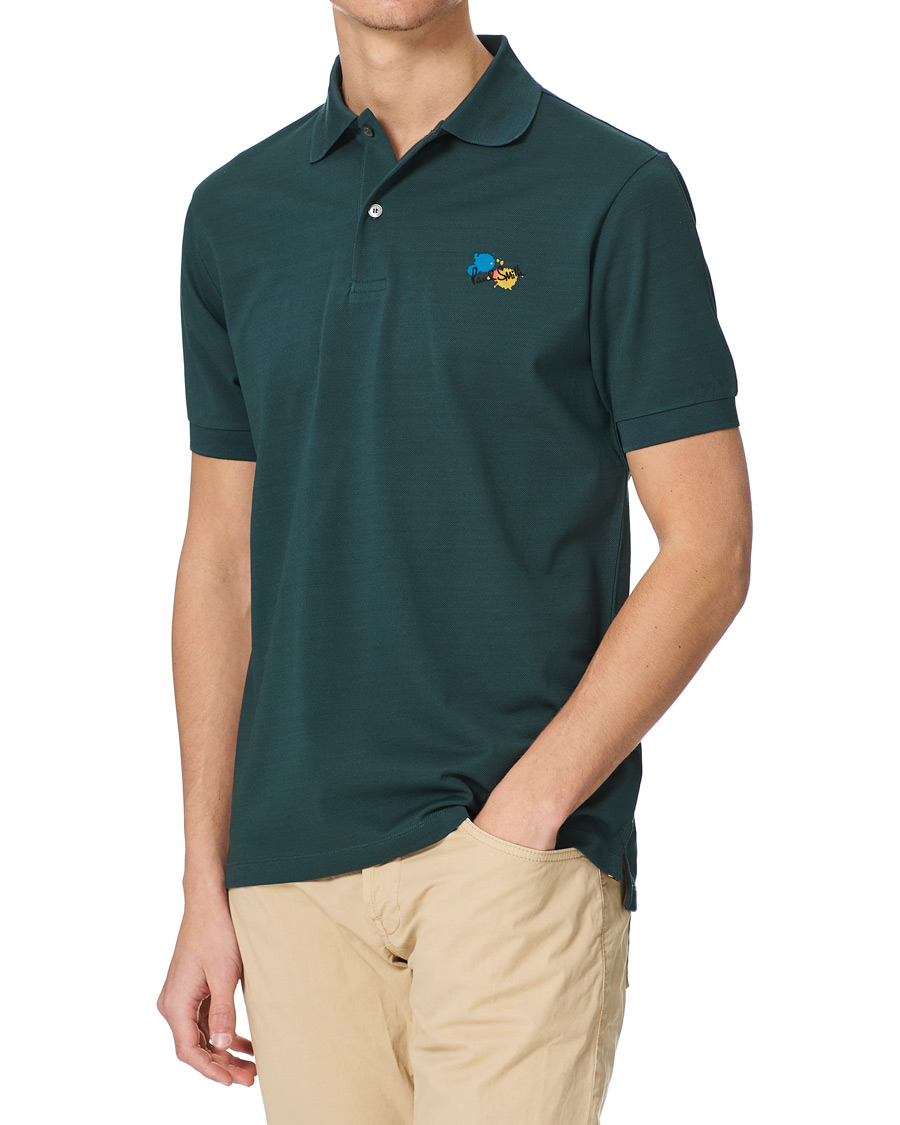 Herr | Pikéer | Paul Smith | Paint Polo Green