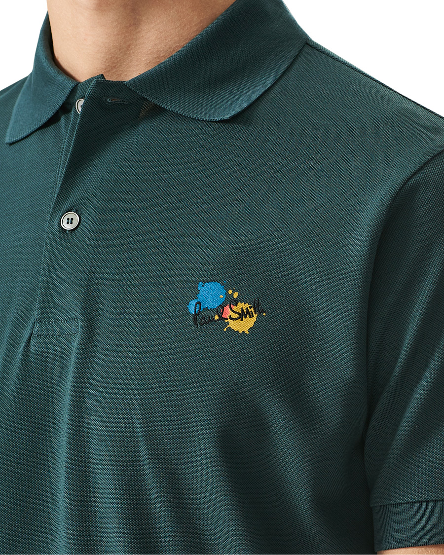 Herr | Pikéer | Paul Smith | Paint Polo Green