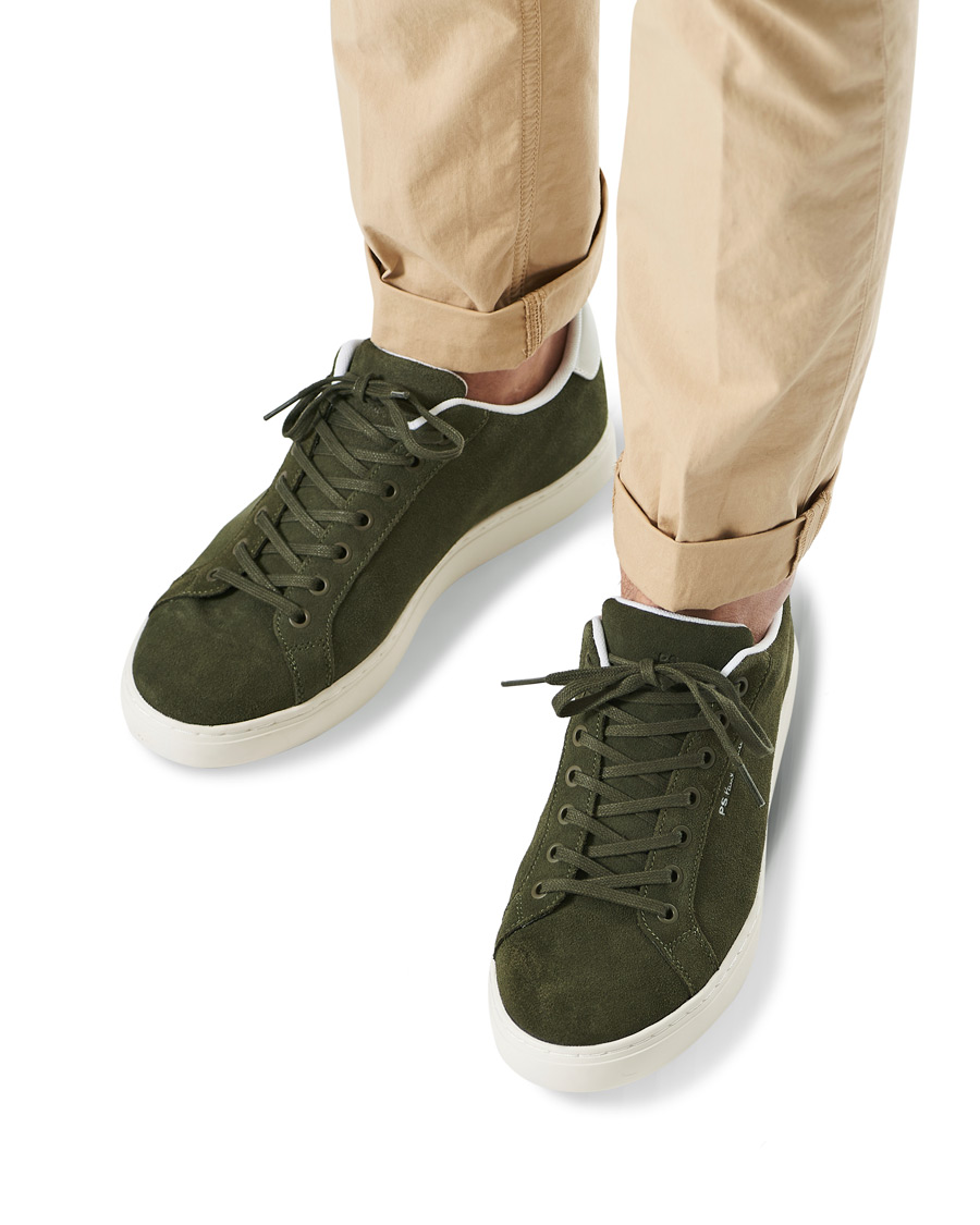 Herr | PS Paul Smith Rex Zebra Sneakers Green | PS Paul Smith | Rex Zebra Sneakers Green