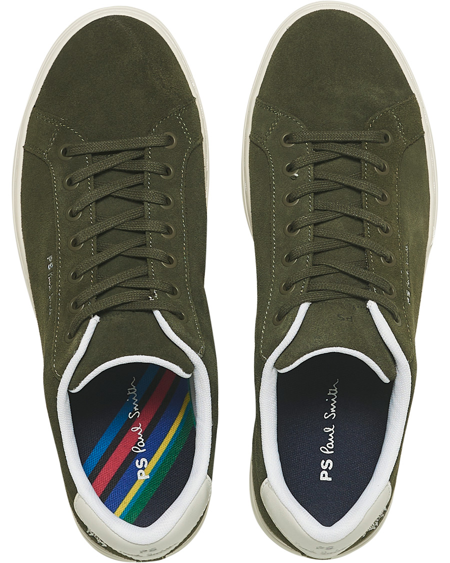 Herr | PS Paul Smith Rex Zebra Sneakers Green | PS Paul Smith | Rex Zebra Sneakers Green