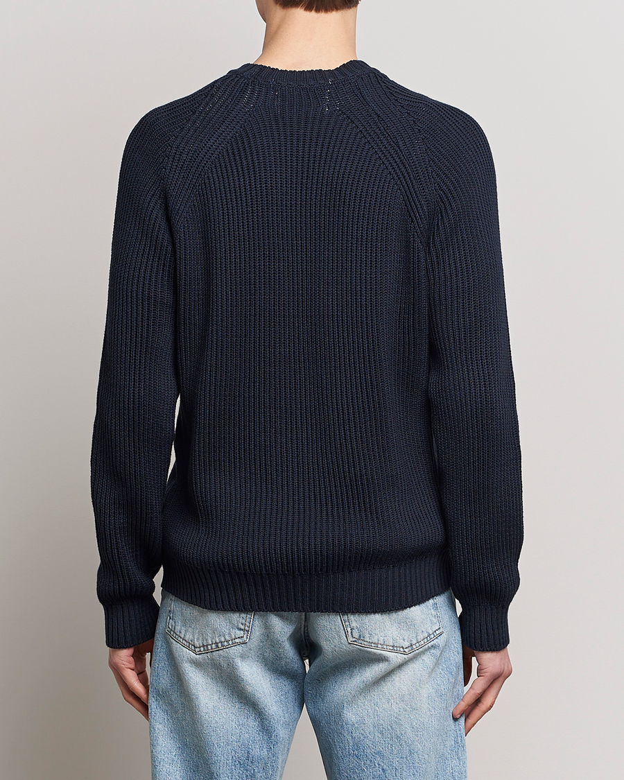 Herr | Tröjor | Peregrine | Harry Organic Cotton Sweater Navy