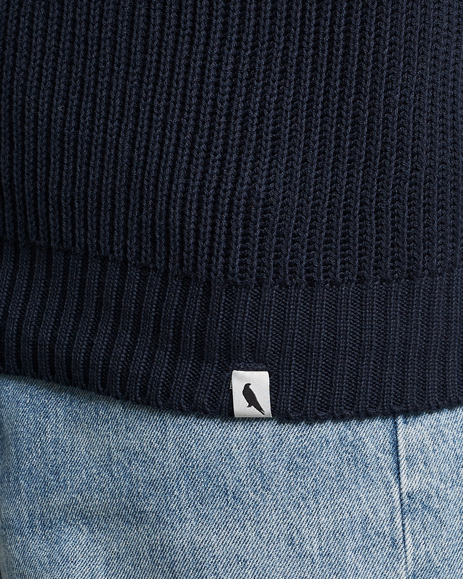 Herr | Tröjor | Peregrine | Harry Organic Cotton Sweater Navy