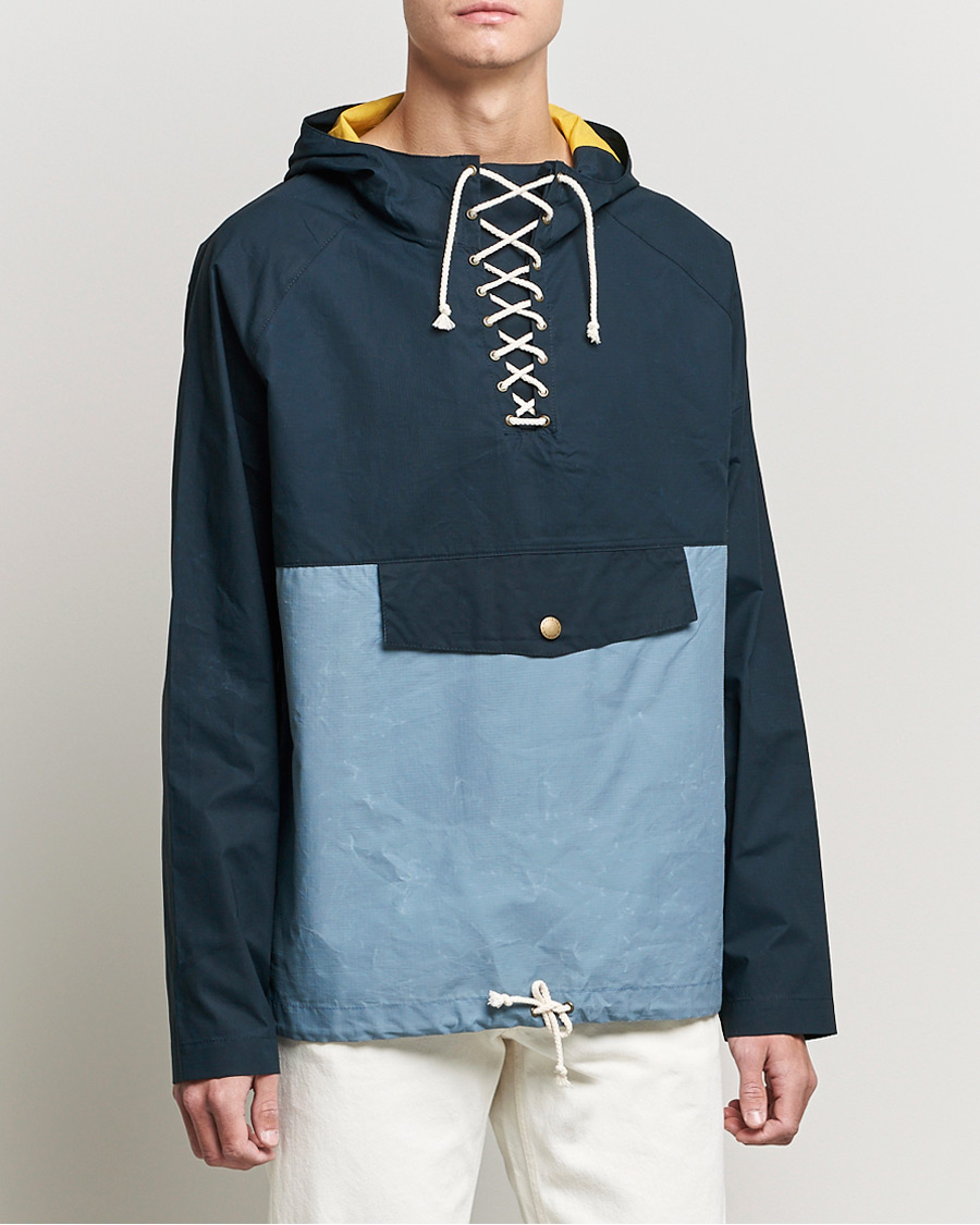 Herr | Jackor | Peregrine | Alpine Waxed Cotton Cagoule Jacket Seafoam