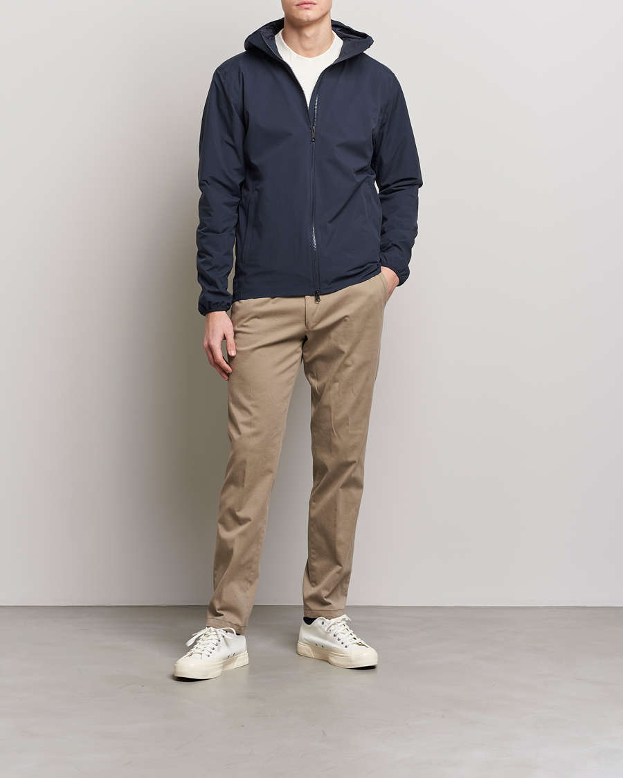 Herr | Jackor | Scandinavian Edition | Hood Waterproof Jacket Midnight Blue
