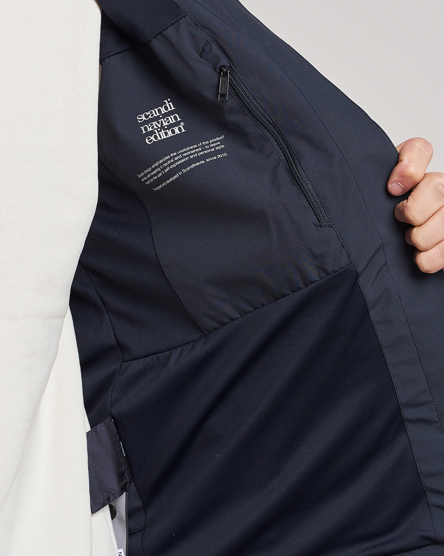 Herr | Jackor | Scandinavian Edition | Hood Waterproof Jacket Midnight Blue