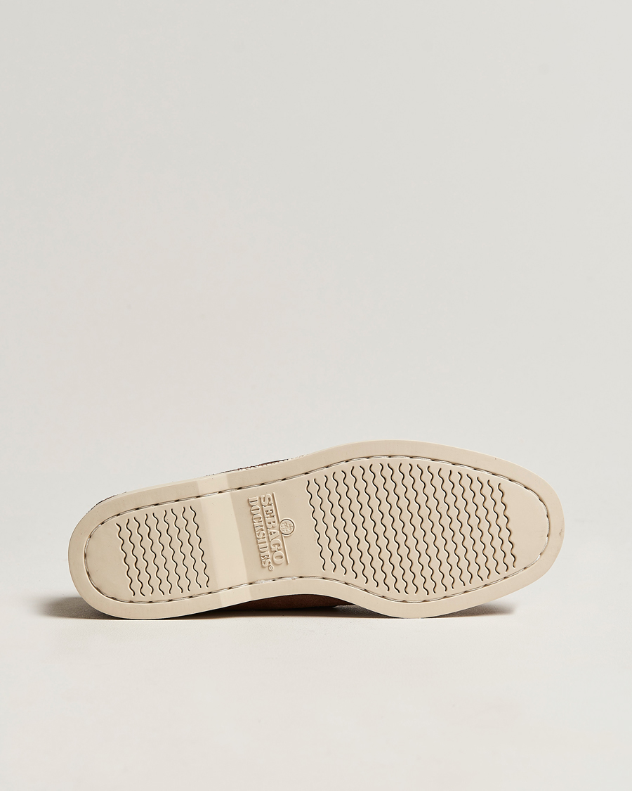 Herr | Seglarskor | Sebago | Docksides Suede Boat Shoe Dark Brown