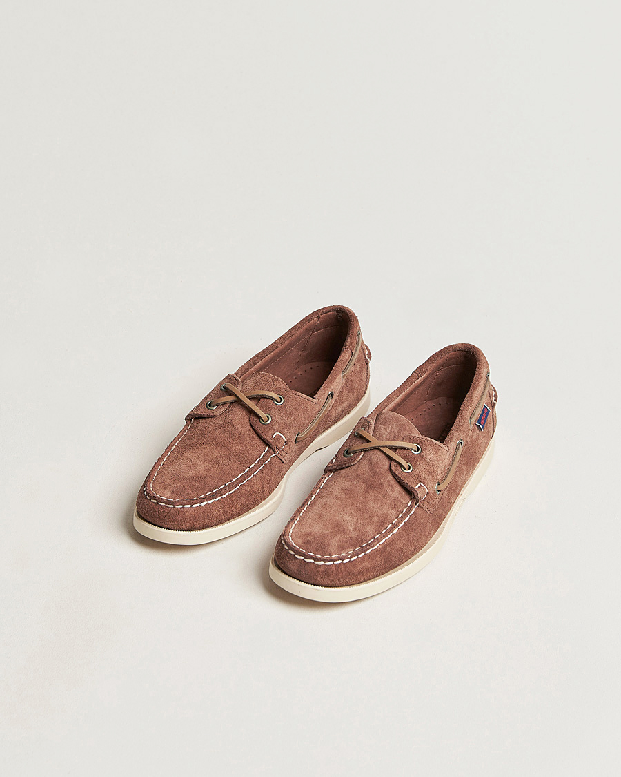 Herr | Seglarskor | Sebago | Docksides Suede Boat Shoe Dark Brown